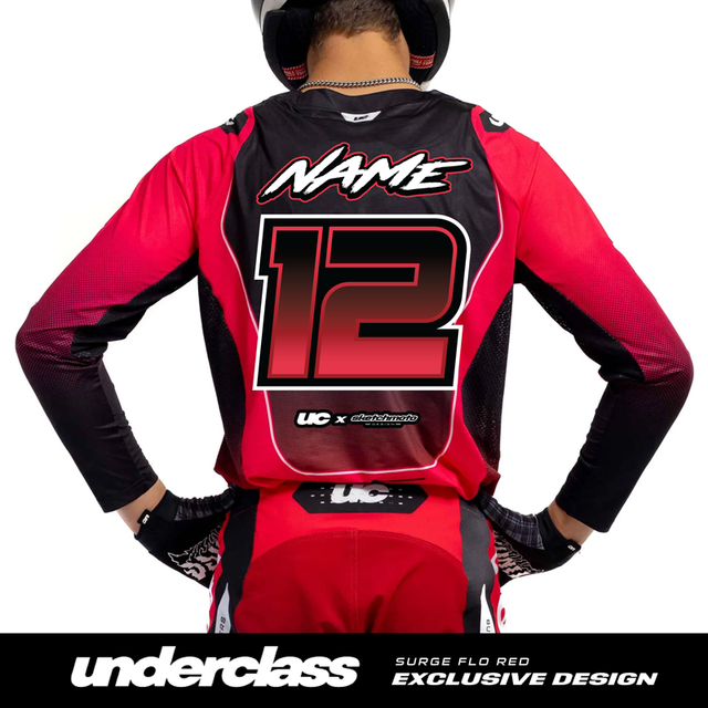 JERSEY PRINT - SURGE RED - THE UNDERCLASS EXCLUSIVE