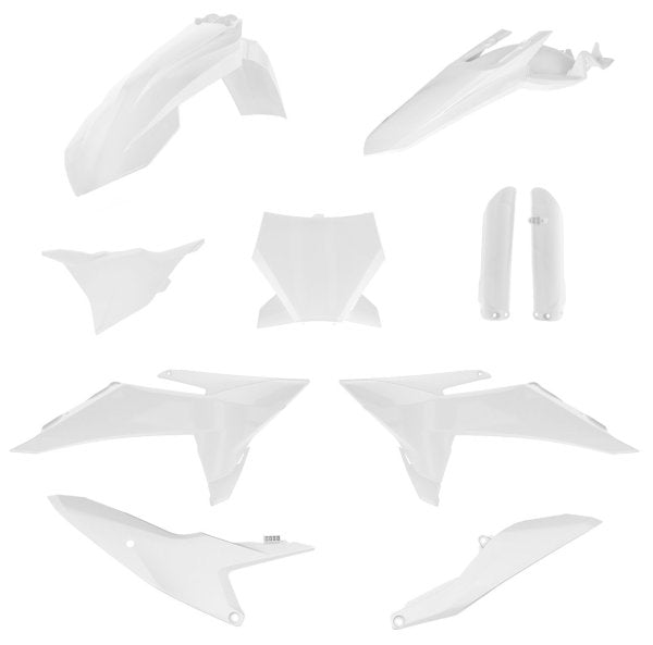 ACERBIS PLASTIC KIT KTM SX85 25-27 WHITE