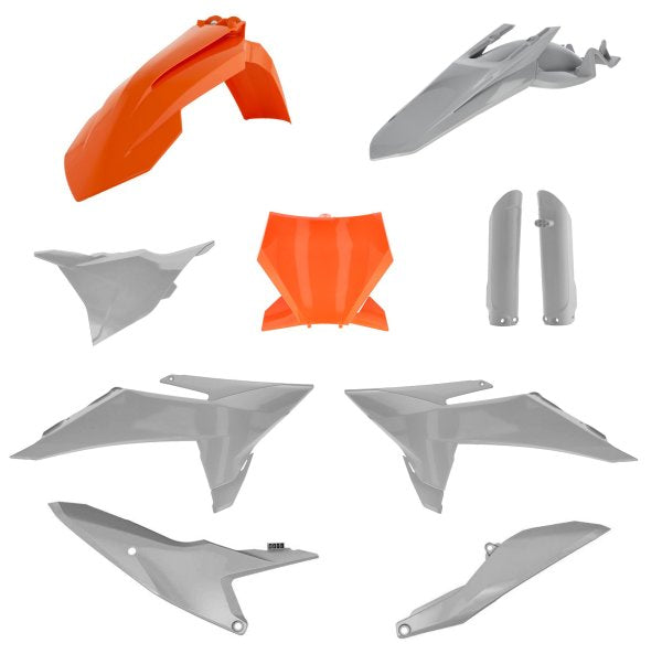 ACERBIS PLASTIC KIT KTM SX85 25-27 ORANGE GREY