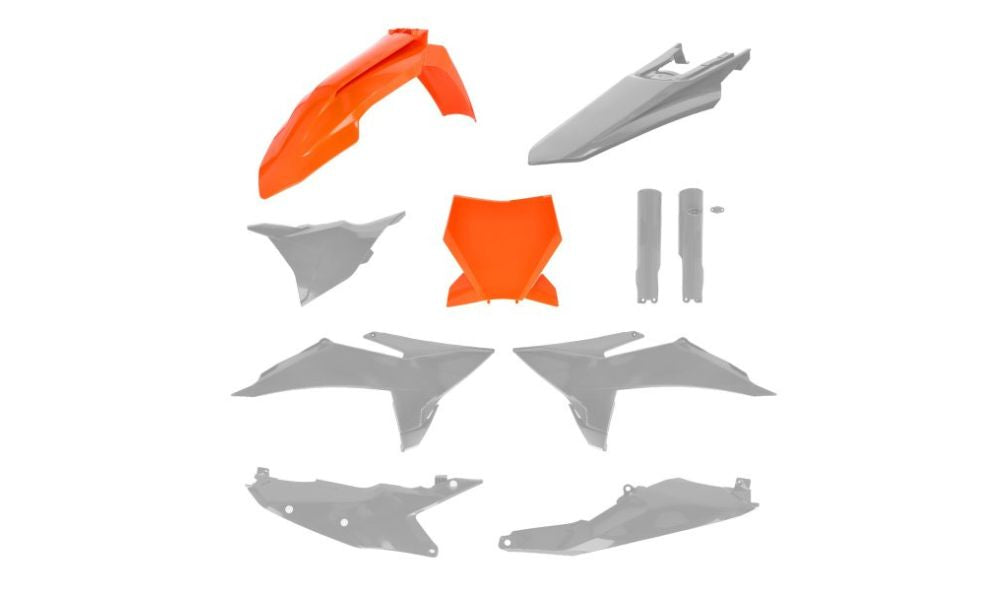 ACERBIS PLASTIC KIT KTM SX SXF 25-26 ORANGE GREY