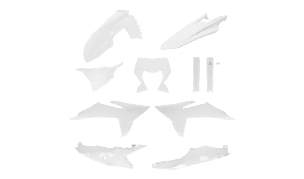 ACERBIS PLASTIC KIT KTM EXC EXCF 26 WHITE
