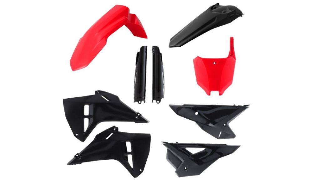 ACERBIS PLASTIC KIT HONDA CRF 250R 25-27 450R 25-26 RED/BLACK