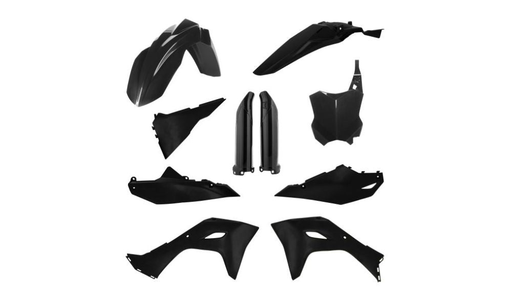 ACERBIS PLASTIC KIT KAWASAKI KXF 250 25-26 450 24-26 BLACK