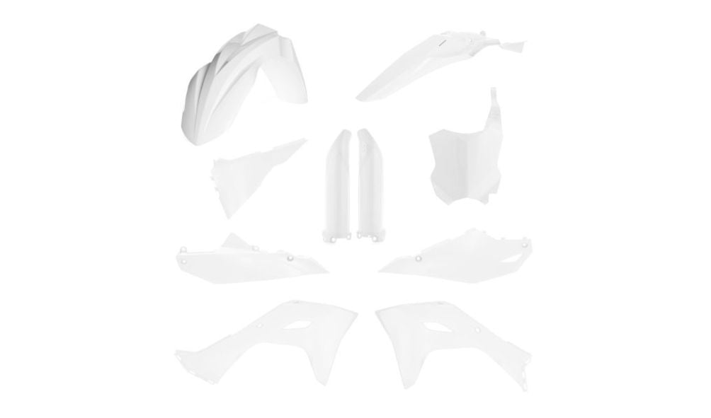 ACERBIS PLASTIC KIT KAWASAKI KXF 250 25-26 450 24-26 WHITE