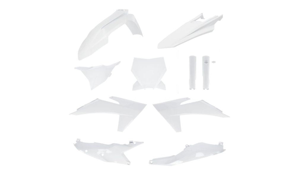 ACERBIS PLASTIC KIT KTM SX SXF 23-24 WHITE