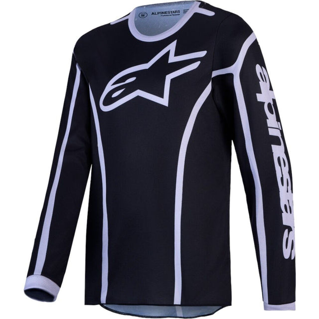 Alpinestars 2027 Fluid Apex V2 Black / Silver Kids Jersey