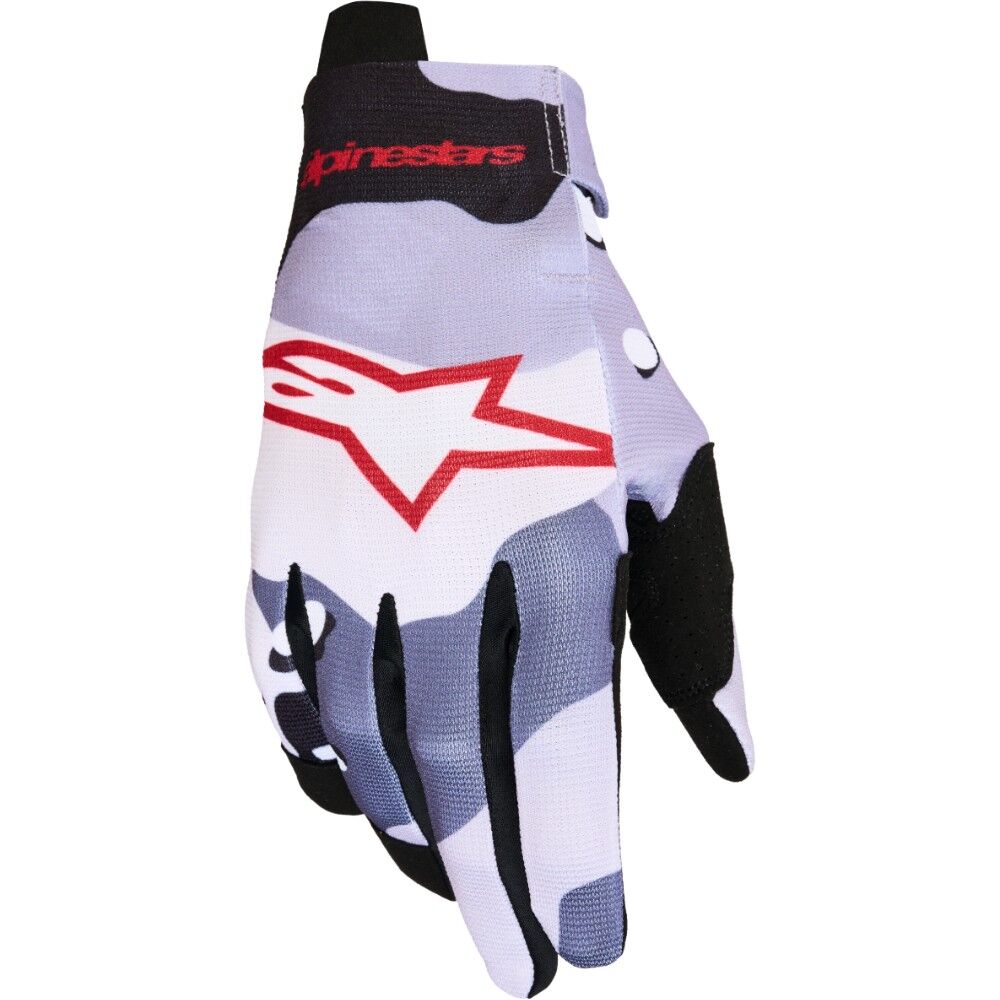 Alpinestars 2027 Radar Grey / Lilac / Red Kids Gloves