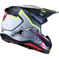 Alpinestars 2027 S-M7 Blaster Black / Grey / Flo Yellow Glossy Helmet