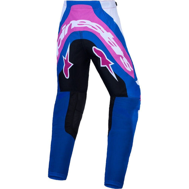 Alpinestars 2027 Supertech Maven Hot Coral / Blithe Blue / White Kids Pants