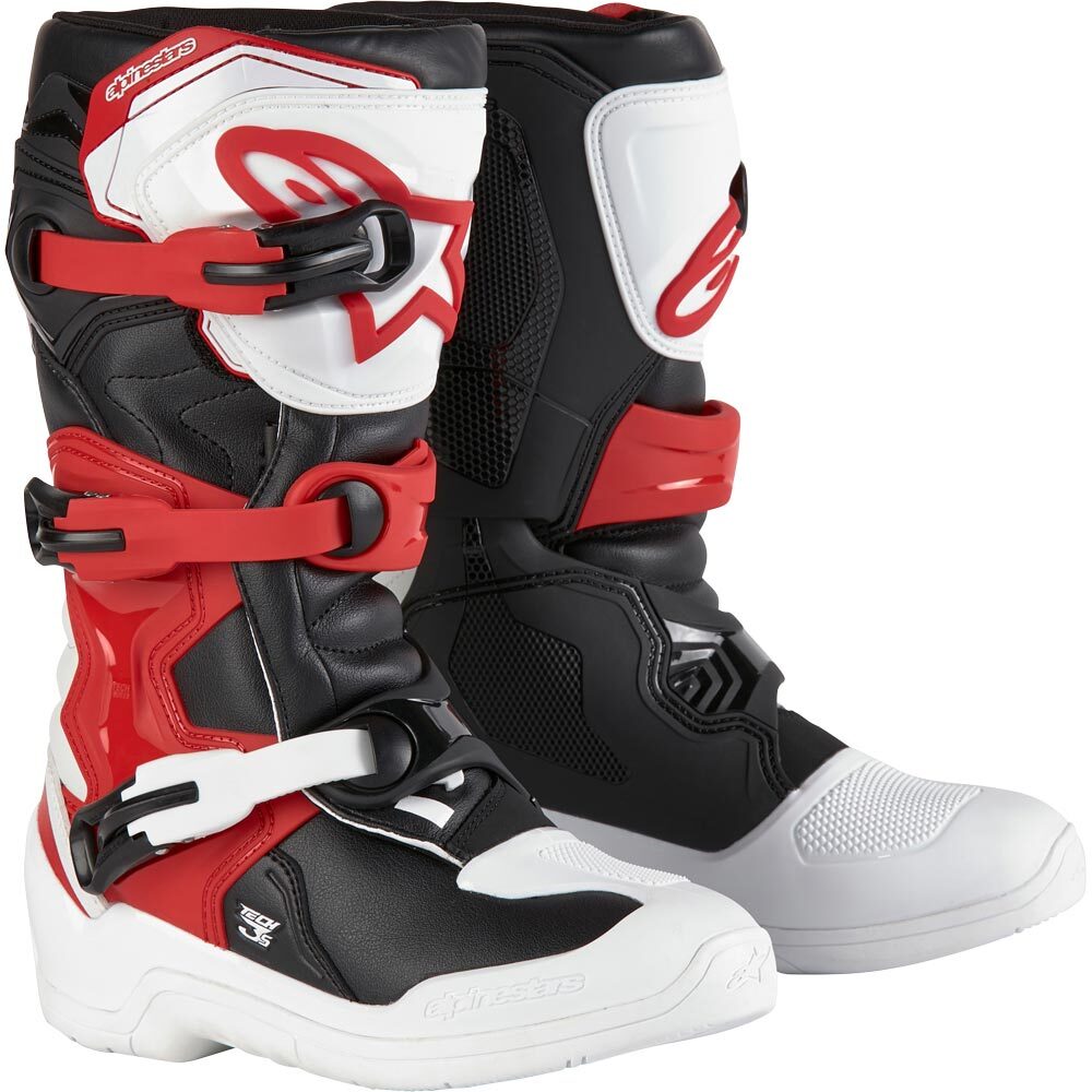 Alpinestars 2027 Tech 3S White / Black / Bright Red Kids Boots