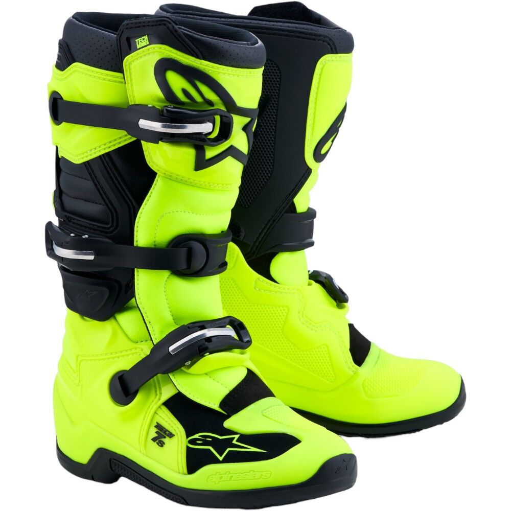 Alpinestars 2027 Tech 7S Yellow / Black Kids Boots