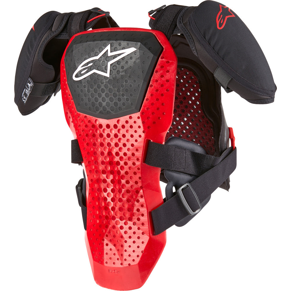 Alpinestars A-5 S Black / White / Red Kids Chest Protector