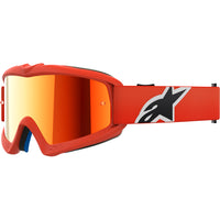 Alpinestars Vision Corp Orange Red Mirror Kids Goggles
