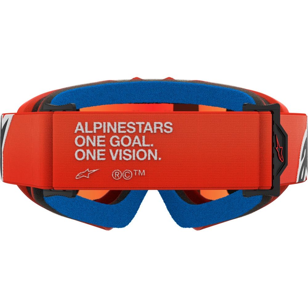 Alpinestars Vision Corp Orange Red Mirror Kids Goggles