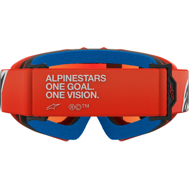 Alpinestars Vision Corp Orange Red Mirror Kids Goggles