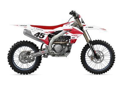 YAMAHA GRAPHICS KIT - SPLICK - RED