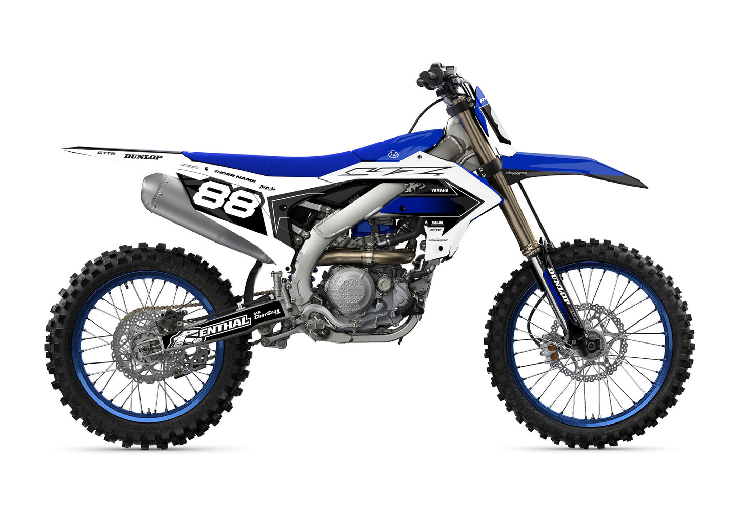 YAMAHA GRAPHICS KIT - PHADE - WHITE