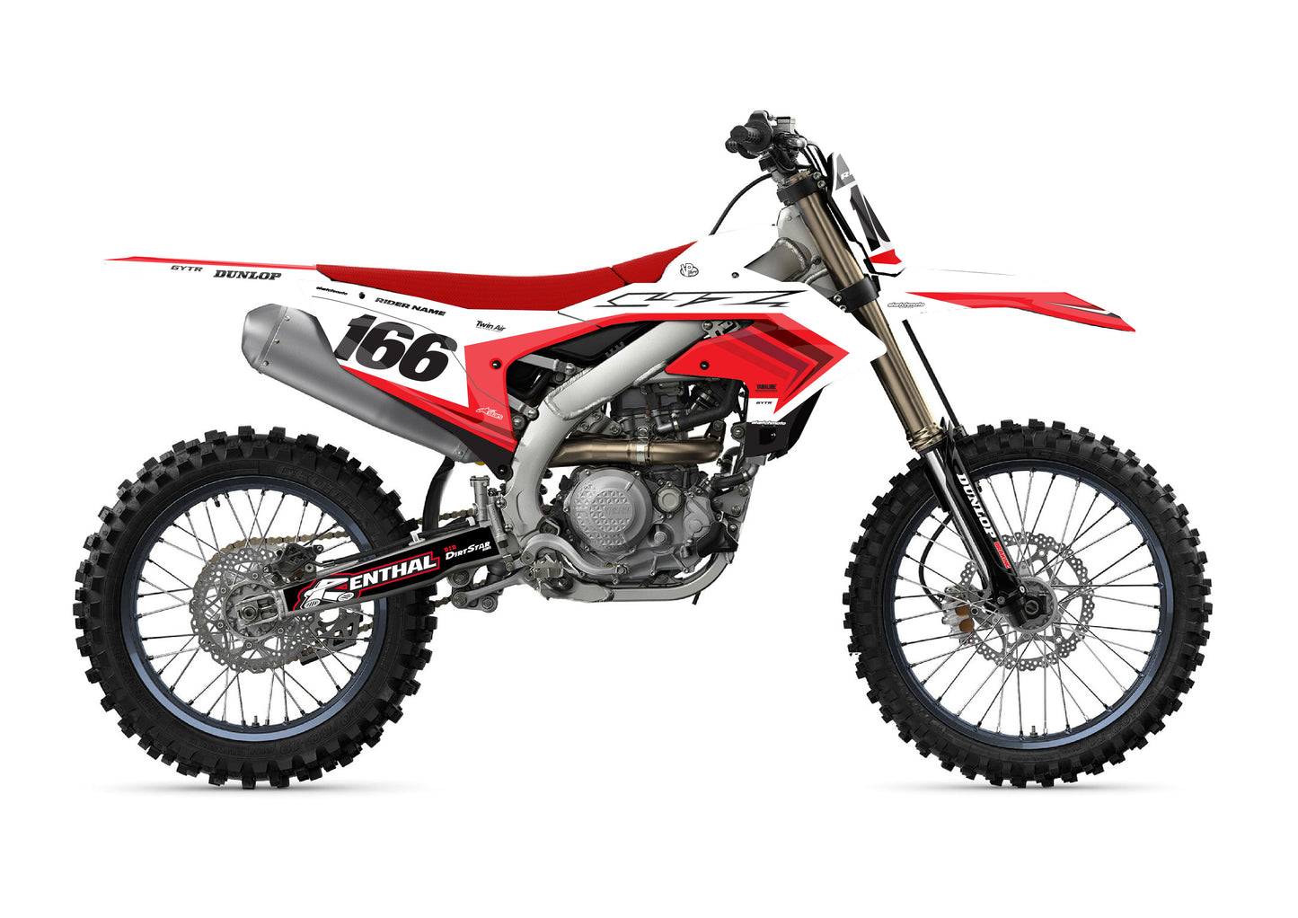 YAMAHA GRAPHICS KIT - LINE - RED
