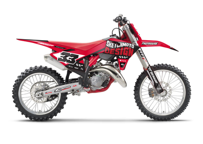 GASGAS GRAPHICS KIT - WREX - RED