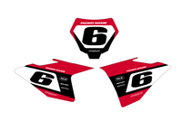 GASGAS - NUMBER GRAPHICS SET - RUSH