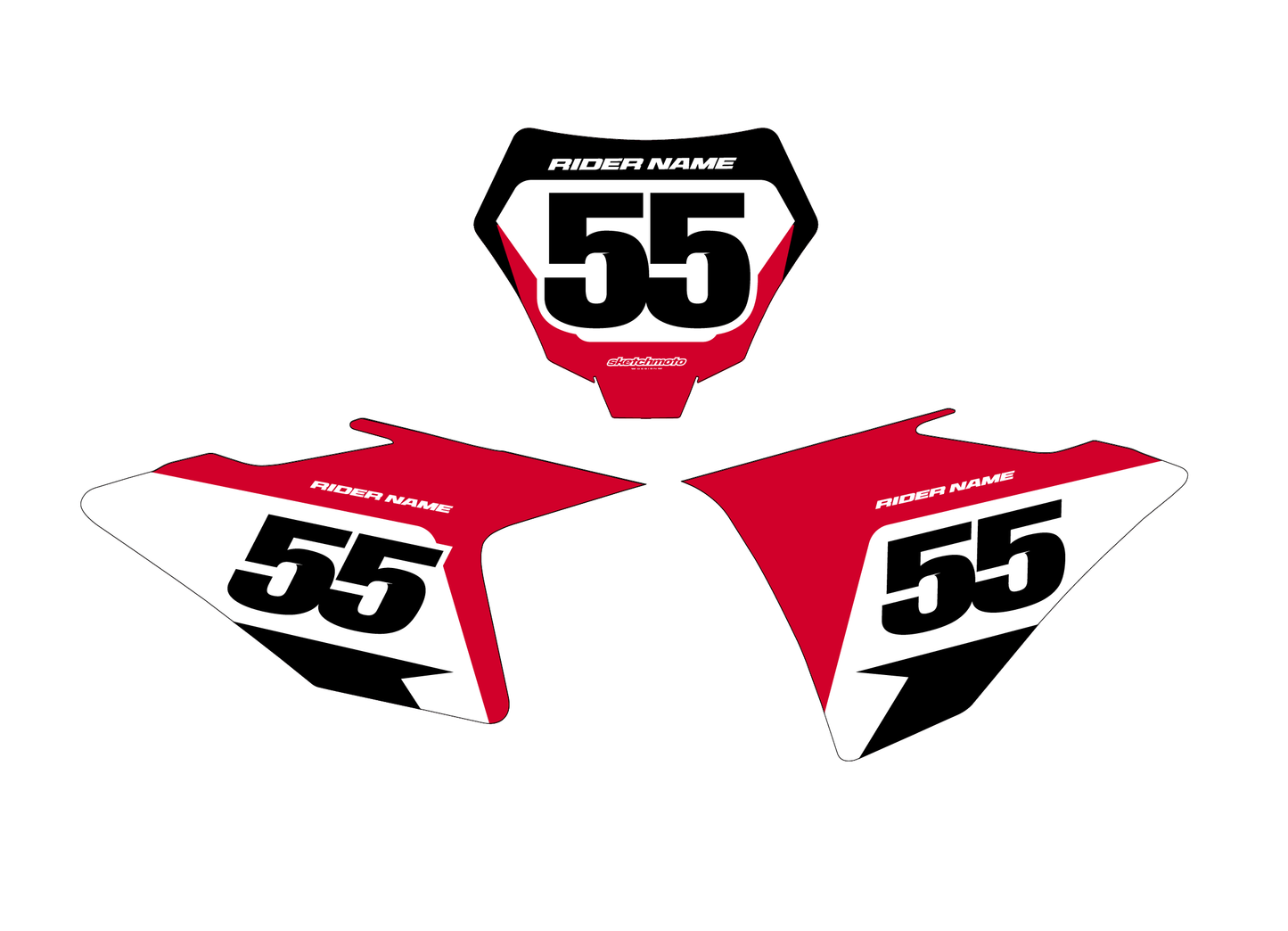 GASGAS - NUMBER GRAPHICS SET - OPTIMUM