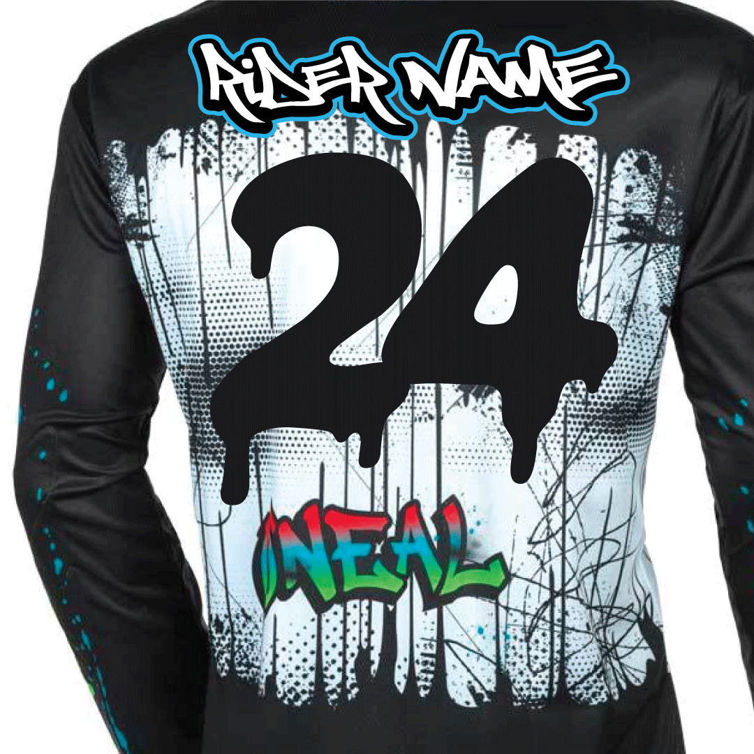 JERSEY PRINT - GRAFFITI DRIP