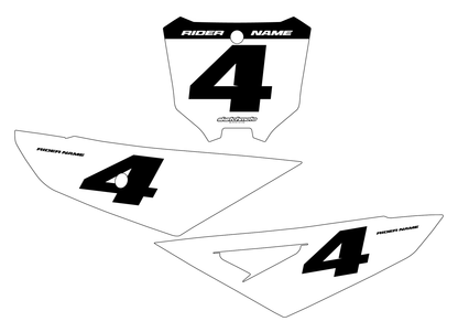 HONDA - NUMBER GRAPHICS SET - STOCK