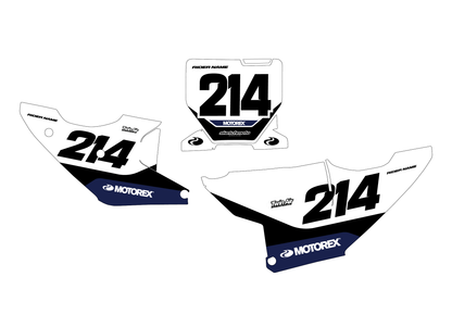 HUSQVARNA - NUMBER GRAPHICS SET - FACTORY BLACK