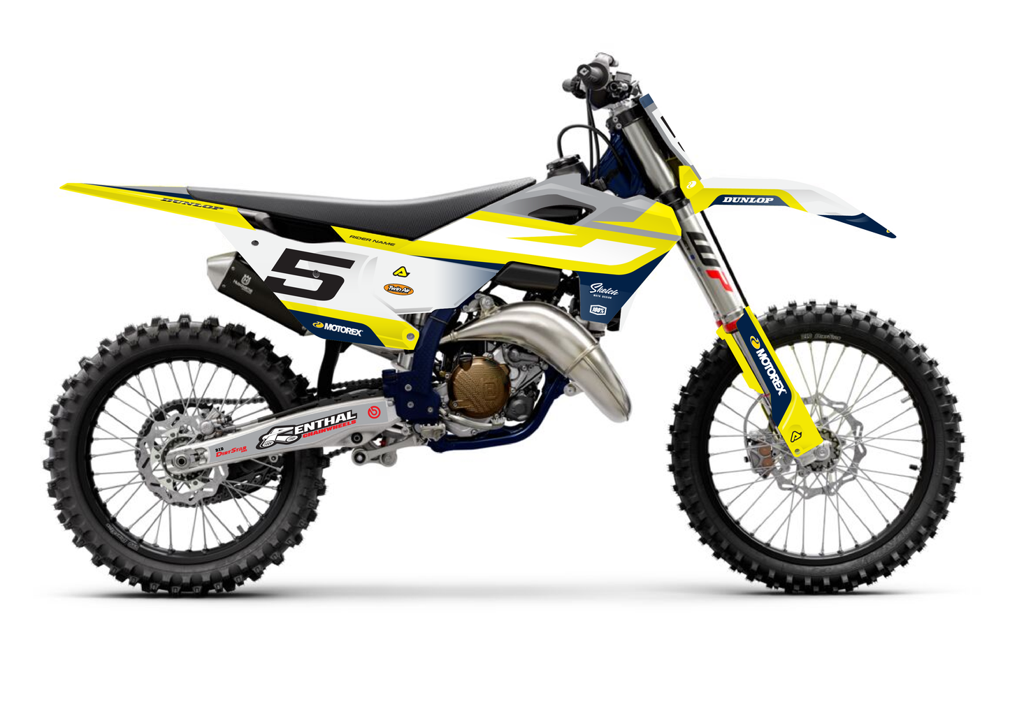 HUSQVARNA GRAPHICS KIT - STOCK RACING - OEM