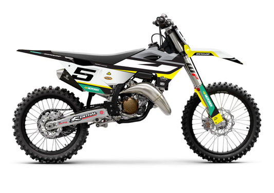 HUSQVARNA GRAPHICS KIT - STOCK RACING - BLACK