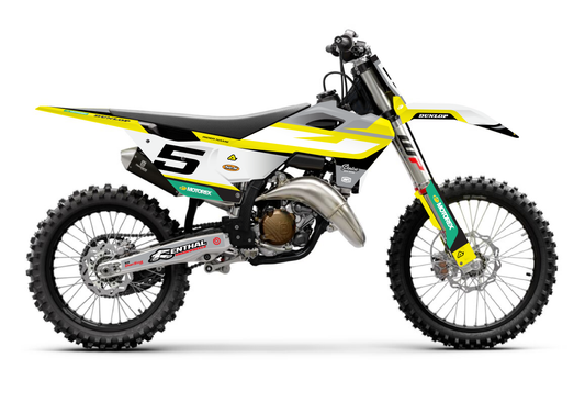 HUSQVARNA GRAPHICS KIT - STOCK RACING - GREY