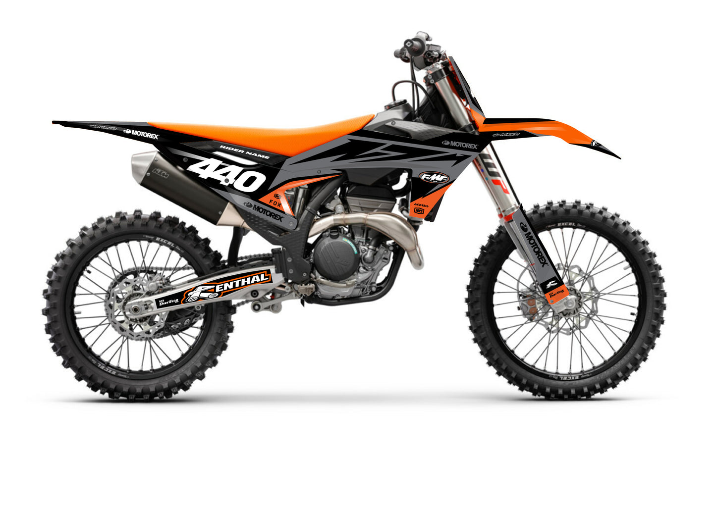 KTM GRAPHICS KIT - FACTORY SERIES - GREY