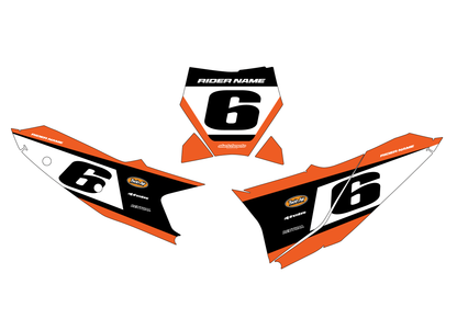 KTM - NUMBER GRAPHICS SET - FACTORY