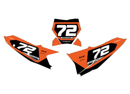 KTM - NUMBER GRAPHICS SET - OPTIMUM