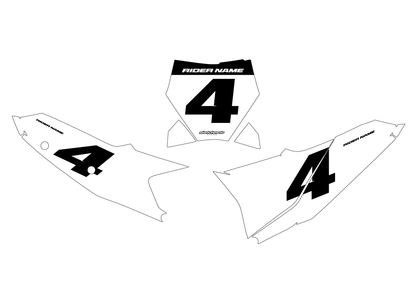 KTM - NUMBER GRAPHICS SET - STOCK