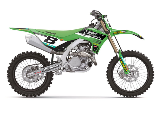 Kawasaki Racing Team Graphics Kit - Green - Sketch Moto Design