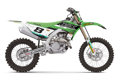 Kawasaki Racing Team Graphics Kit - Sketch Moto Design