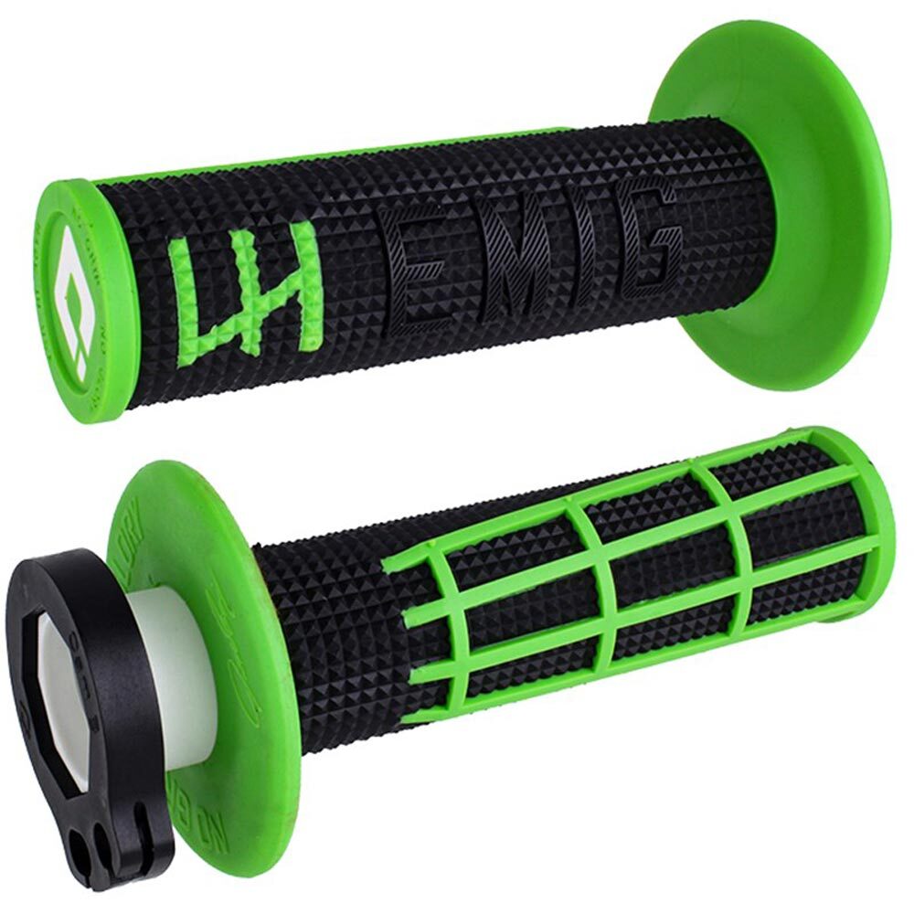 ODI MX V2 EMIG 2.0 LOCK ON GRIP BLACK/GREEN 2T / 4T