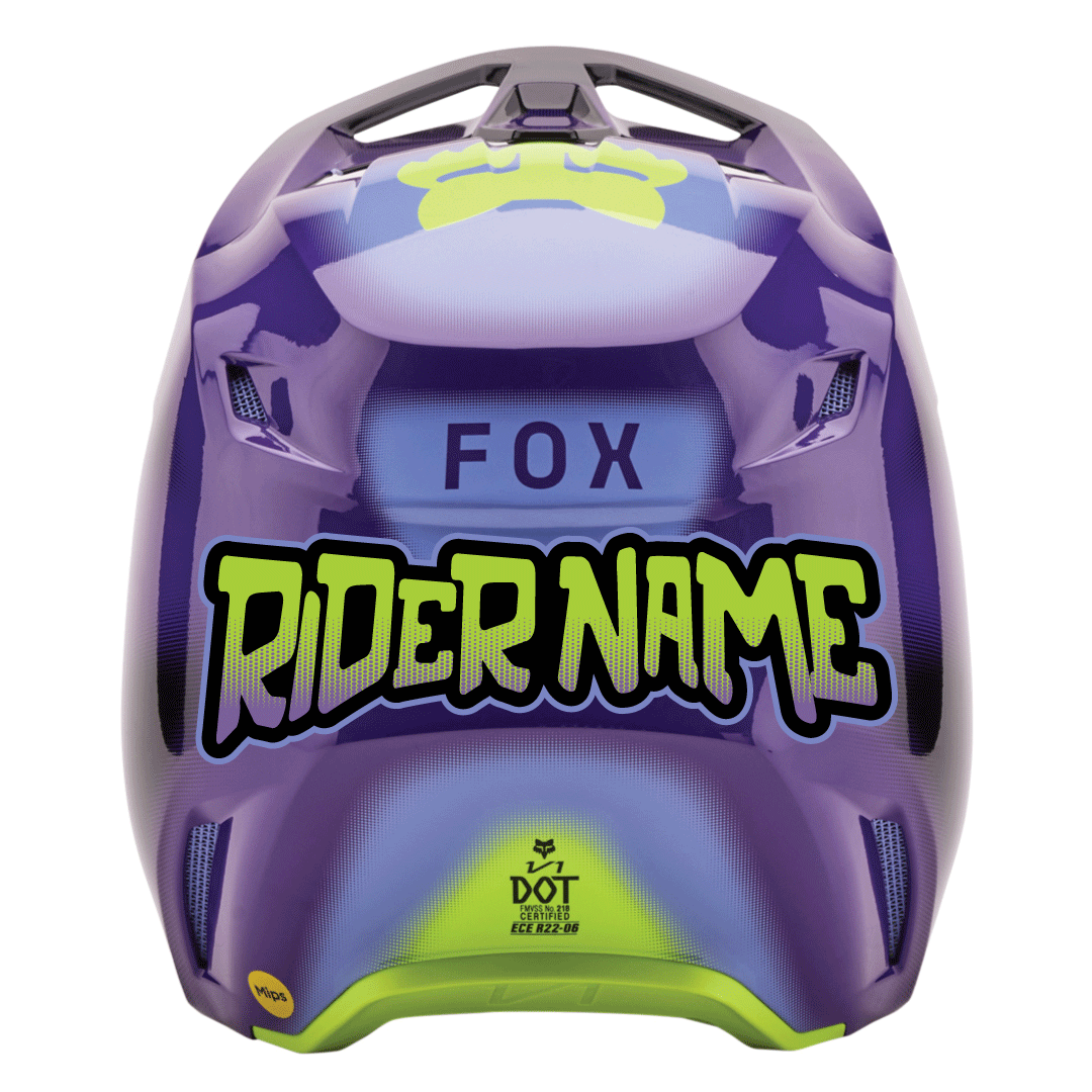 RIDER I.D - CUSTOM HELMET PRINT