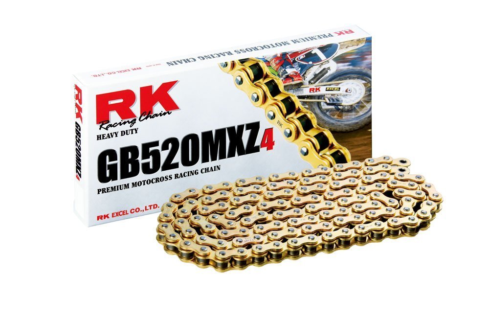 RK CHAIN 420MXZ4-126L MXZ4 GOLD