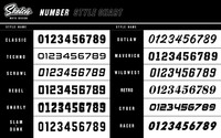 KTM - NUMBER GRAPHICS SET - STOCK