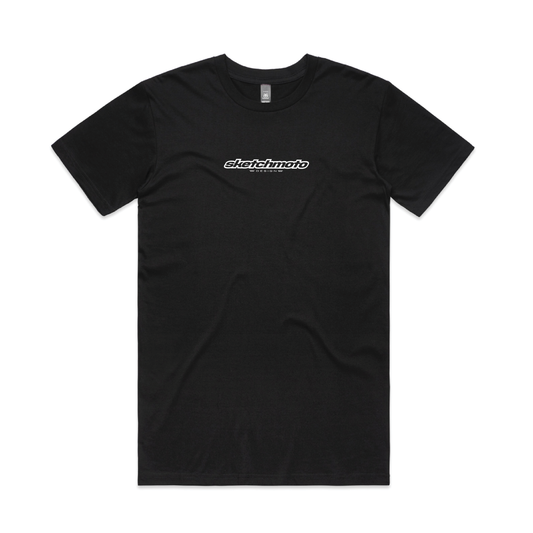 SKETCH MOTO TEE - BLACK AND WHITE - MX DESIGNER
