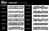 KTM - NUMBER GRAPHICS SET - STOCK