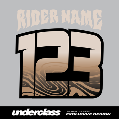 JERSEY PRINT -  BLACK DESERT - THE UNDERCLASS EXCLUSIVE