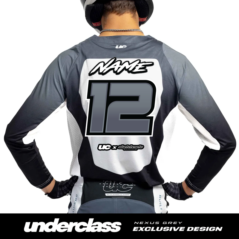 JERSEY PRINT -  NEXUS GREY - THE UNDERCLASS EXCLUSIVE