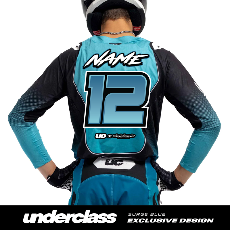 JERSEY PRINT -  SURGE BLUE - THE UNDERCLASS EXCLUSIVE