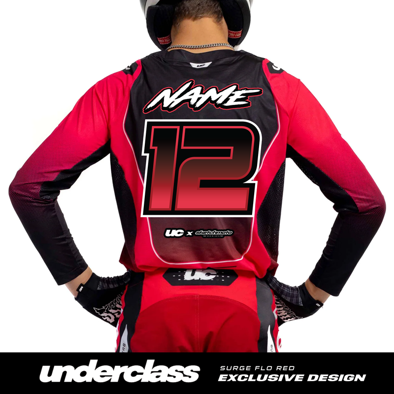 JERSEY PRINT -  SURGE RED - THE UNDERCLASS EXCLUSIVE