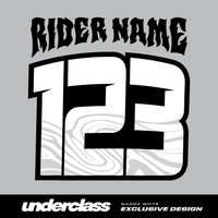 JERSEY PRINT -  MAGMA WHITE - THE UNDERCLASS EXCLUSIVE