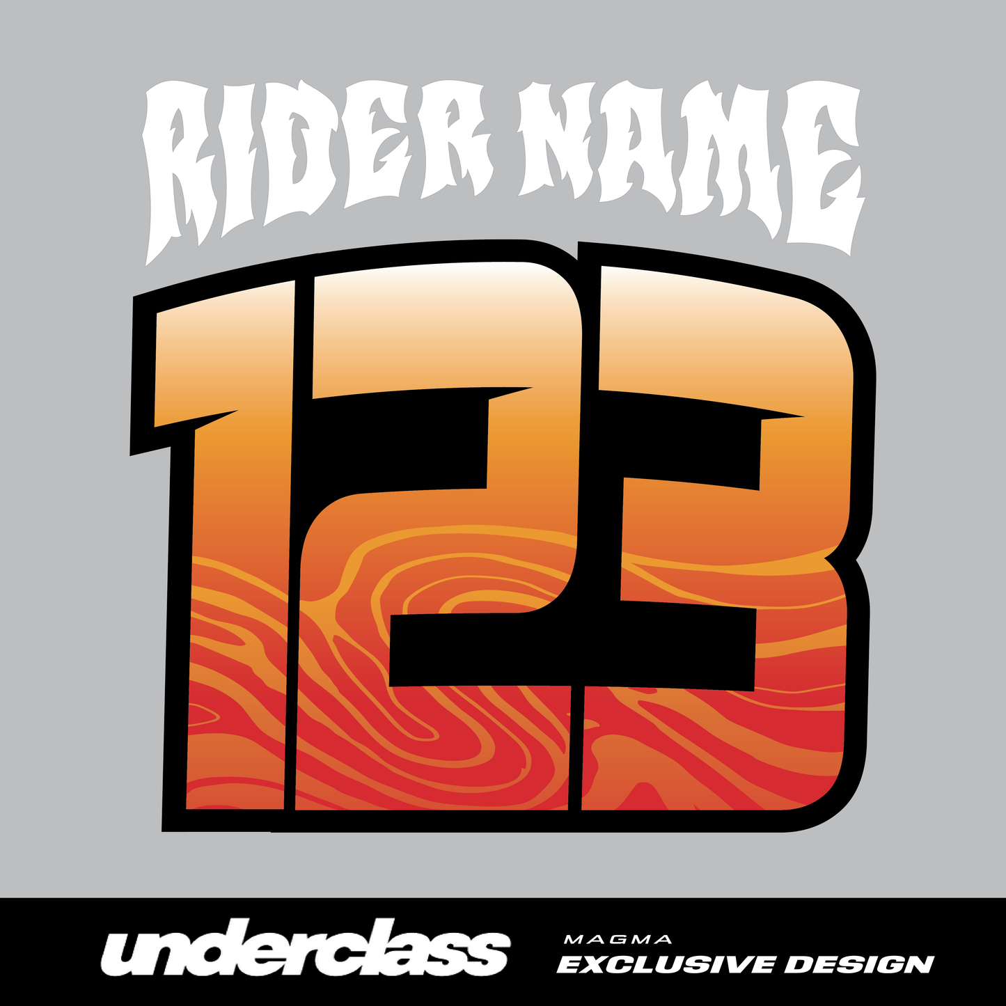 JERSEY PRINT -  MAGMA - THE UNDERCLASS EXCLUSIVE