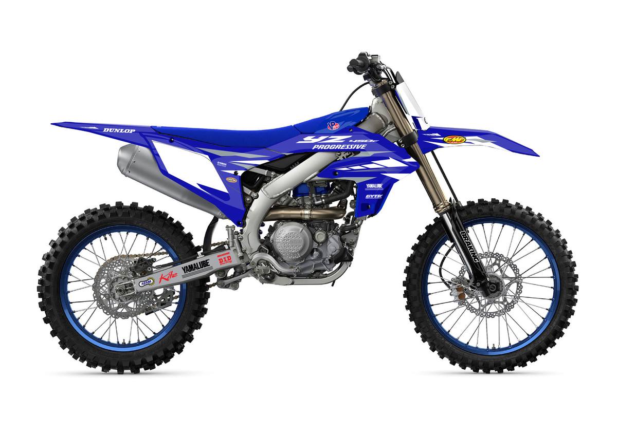 YAMAHA GRAPHICS KIT - RACE SPEC - BLUE